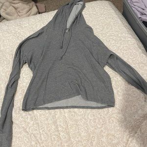 Thin gray sweatshirt